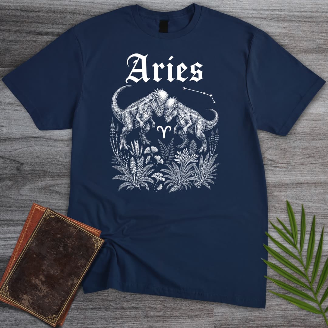 Horoscope Aries Pachycephalosaurus T Shirt Gift For Nature Lover