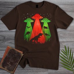 Dinosaur Ufo Conspiracy T Shirt Gift For Dinosaur Lover