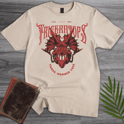 Gothic Three Horned Face T Shirt Gift For Nature Lover