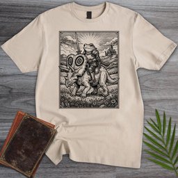 Frog Knight Torosaurus Rider T Shirt Gift For Frog Lover