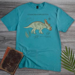 Field Notes Utahceratops T Shirt Gift For Nature Lover