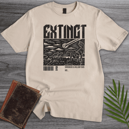 Distressed Extinction 65 Mya T Shirt Gift For Nature Lover