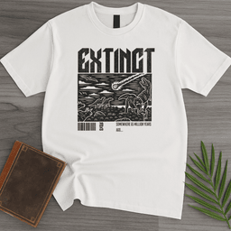 Distressed Extinction 65 Mya T Shirt Gift For Nature Lover