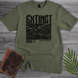 Distressed Extinction 65 Mya T Shirt Gift For Nature Lover
