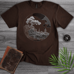 Geography Earth And Environment Line Art T Shirt Gift For Nature Lover