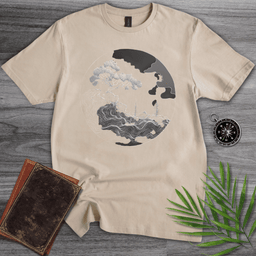 Geography Earth And Environment Line Art T Shirt Gift For Nature Lover