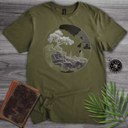 Geography Earth And Environment Line Art T Shirt Gift For Nature Lover