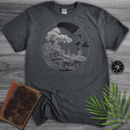Geography Earth And Environment Line Art T Shirt Gift For Nature Lover