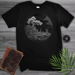 Geography Earth And Environment Line Art T Shirt Gift For Nature Lover