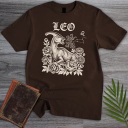 Horoscope Leo Parasaurolophus T Shirt Gift For Nature Lover