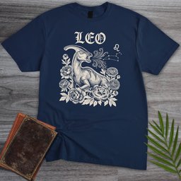 Horoscope Leo Parasaurolophus T Shirt Gift For Nature Lover
