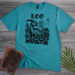Horoscope Leo Parasaurolophus T Shirt Gift For Nature Lover