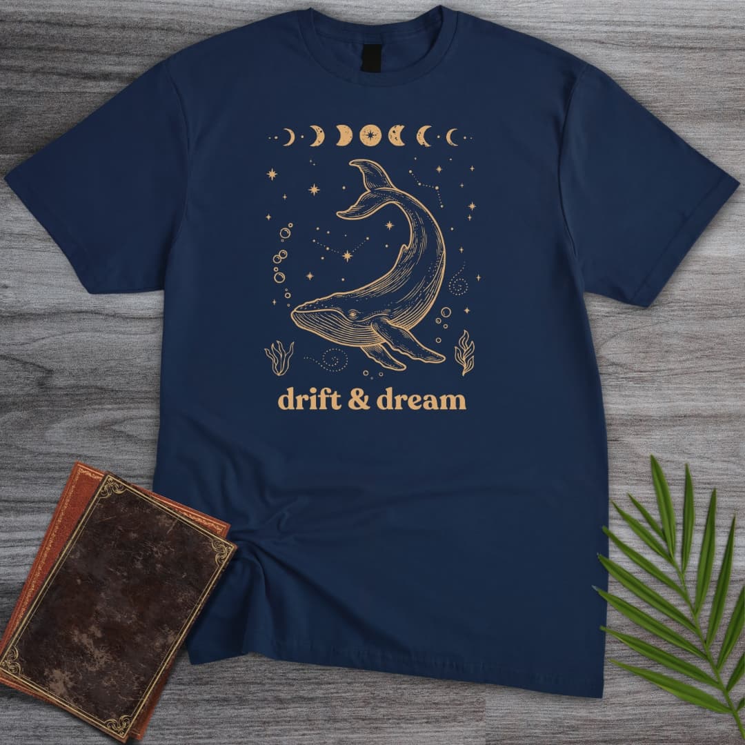Drift And Dream Whale T Shirt Gift For Nature Lover