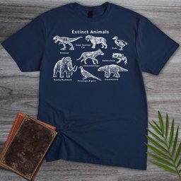 Extinct Animals T Shirt Gift For Nature Lover