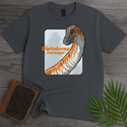 Diplodocus Carnegii T Shirt Gift For Nature Lover