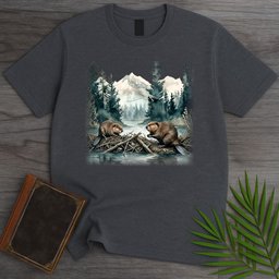 Misty Dam Beavers T Shirt Gift For Nature Lover