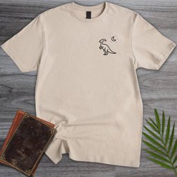 Parasaurolophus And Moon T Shirt Gift For Nature Lover