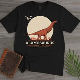Last Longneck Alamosaurus T Shirt Gift For Nature Lover