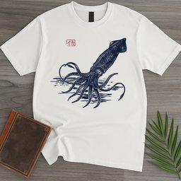 Japanese Tusoteuthis Colossal Squid T Shirt Gift For Nature Lover