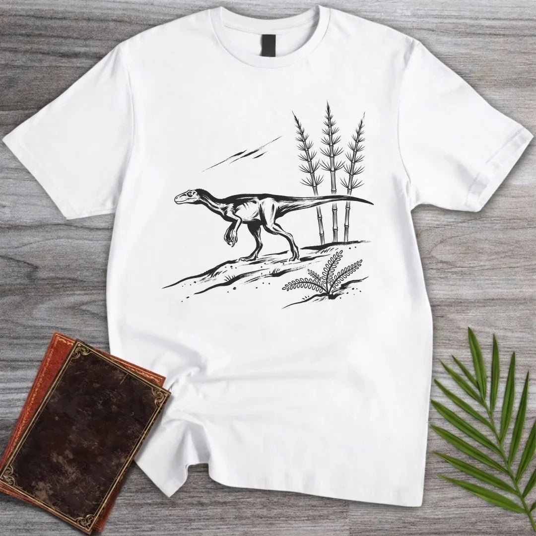 Ink Brush Herrerasaurus T Shirt Gift For Nature Lover