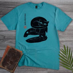 Japanese Cat And Fossil T Shirt Gift For Cat Lover