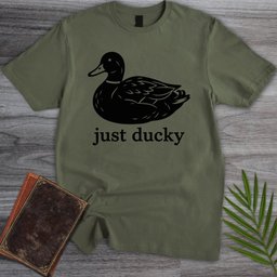 Just Ducky Mallard T Shirt Gift For Duck Lover