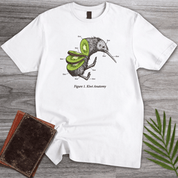 Kiwi Anatomy T Shirt Gift For Nature Lover