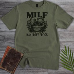 Man I Love Frogs T Shirt Gift For Frog Lover