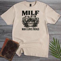 Man I Love Frogs T Shirt Gift For Frog Lover