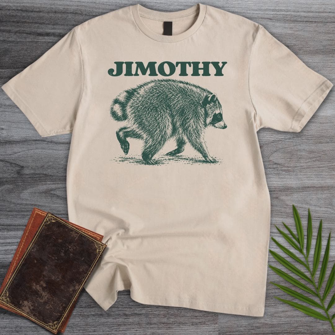 Jimothy The Racoon T Shirt Gift For Nature Lover