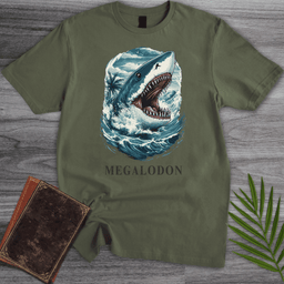 Jaws of History: Megalodon T-Shirt