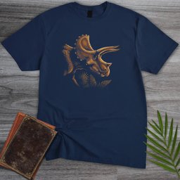 Last Light Triceratops T Shirt Gift For Dinosaur Lover