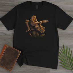 Last Light Triceratops T Shirt Gift For Dinosaur Lover