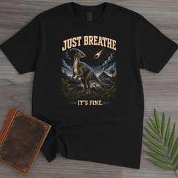 Just Breath Parasaurolophus T Shirt Gift For Nature Lover