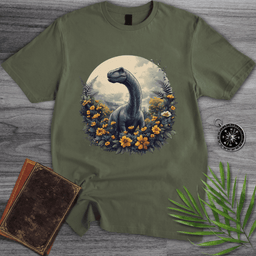 Jurassic Bloom Circle Flower T-Shirt