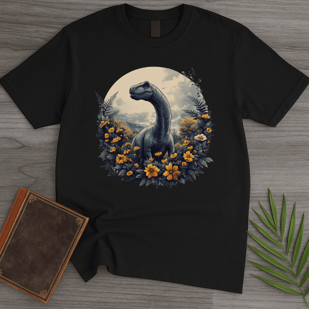 Jurassic Bloom Circle Flower T-Shirt