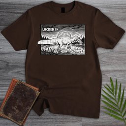 Locked In Spinosaurus T Shirt Gift For Nature Lover
