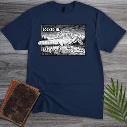 Locked In Spinosaurus T Shirt Gift For Nature Lover