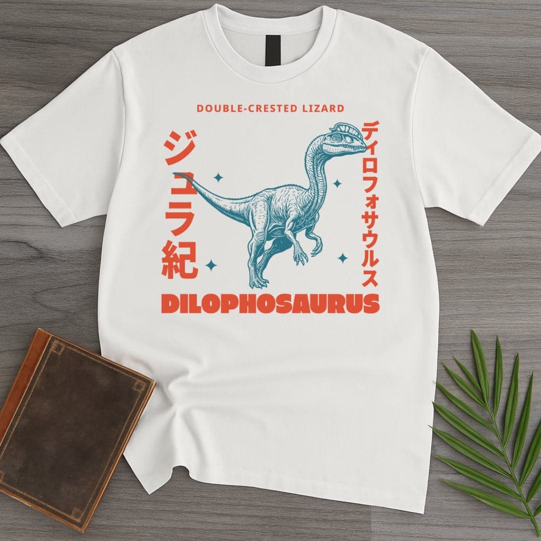 Japanese Vintage Dilophosaurus T-Shirt