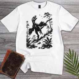 Jungle Roaming Deinonychus T-Shirt
