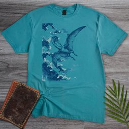 Japanese Quetzalcoatlus Cloud T Shirt Gift For Nature Lover