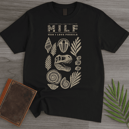 Man I Love Fossils T Shirt Gift For Nature Lover