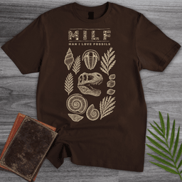 Man I Love Fossils T Shirt Gift For Nature Lover