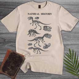 Natural History Paleontology Fossils T Shirt Gift For Dinosaur Lover
