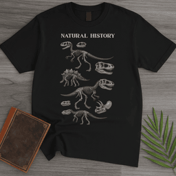 Natural History Paleontology Fossils T Shirt Gift For Dinosaur Lover