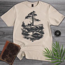 Silent Pines Wilderness T Shirt Gift For Nature Lover