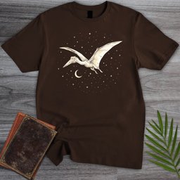 Midnight Pterosaur T Shirt Gift For Nature Lover
