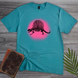 Neon Sail Dimetrodon T Shirt Gift For Nature Lover