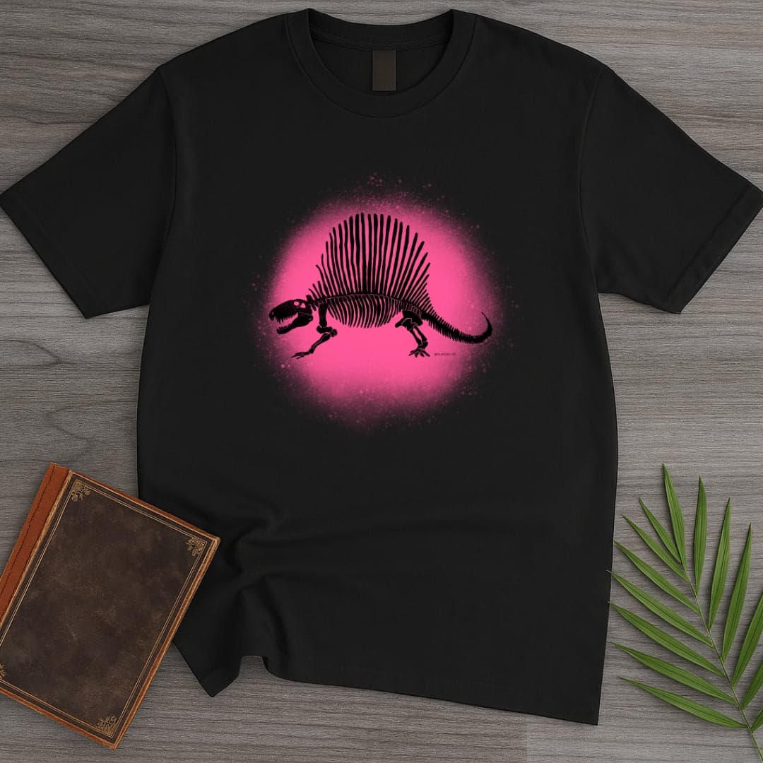 Neon Sail Dimetrodon T Shirt Gift For Nature Lover
