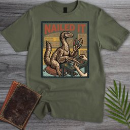 Nailed IT Therizinosaurus T Shirt Gift For Nature Lover